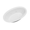 Atlantis Whirlpools Petite 44 x 78 Oval Air & Whirlpool Bathtub 4478PCDR